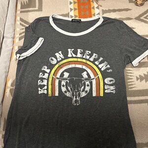 Vintage Style Western Tee